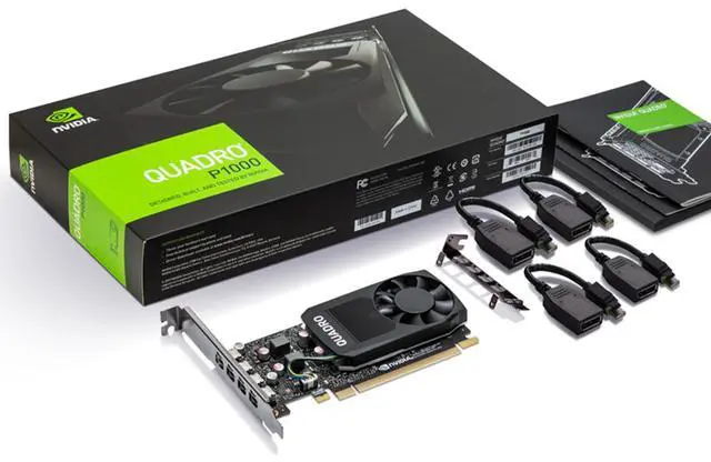 Main image of NVIDIA P1000 4GB All-round Professional Card, Boxed Package, GDDR5 Memory,  1253MHz, 128-bit, Bandwidth 80.19 GB/s, High-performance acceleration, AI computing