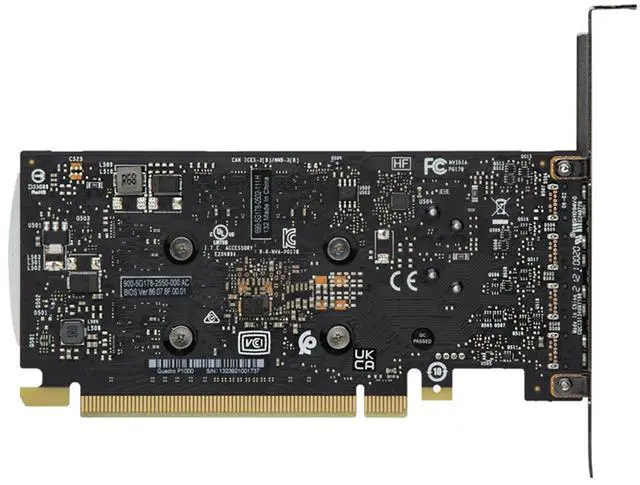Alt view image 2 of 5 - NVIDIA P1000 4GB All-round Professional Card, Industrial Package, GDDR5 Memory,  1253MHz, 128-bit, Bandwidth 80.19 GB/s, High-performance acceleration, AI computing
