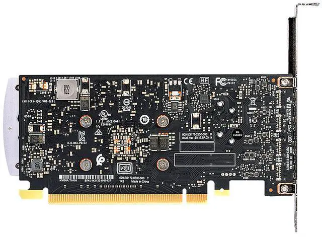 Alt view image 2 of 5 - NVIDIA T1000 4GB Professional Graphics Card, Industrial Package, GDDR6 Memory, 1260MHz, 128-bit, Bandwidth 160GB/s, Single slot design, Ultra-thin and light