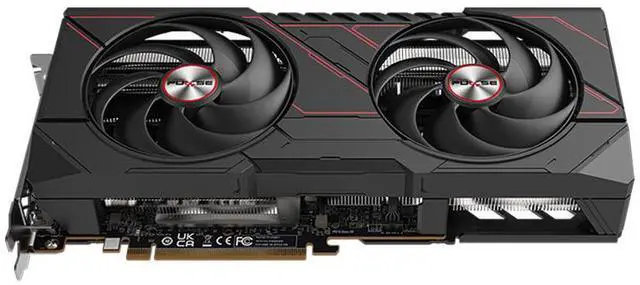 Alt view image 3 of 5 - SAPPHIRE Tech PULSE RX9070 GRE 12G D6 OC Gaming Graphics Card, (PCIe 4.0, 12GB GDDR6, HDMI 4K, DisplayPort 2.1a, video card, High TG Copper PCB, Digital Power Design), GREY BLACK