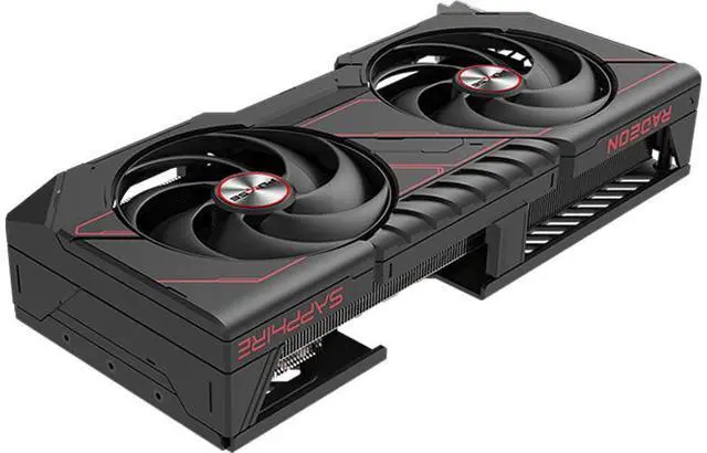 Alt view image 5 of 5 - SAPPHIRE Tech PULSE RX9070 GRE 12G D6 OC Gaming Graphics Card, (PCIe 4.0, 12GB GDDR6, HDMI 4K, DisplayPort 2.1a, video card, High TG Copper PCB, Digital Power Design), GREY BLACK