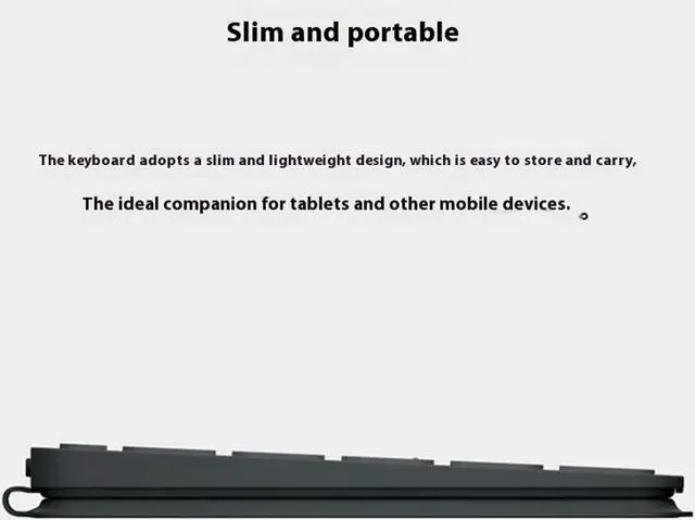 Alt view image 7 of 7 - Logitech KEYS-TO-GO 2 Wireless Mechanical Keyboard - Office Keyboard - Slim Design, Dwarf Shaft, Bluetooth Connectivity, Built-in Protective Cover, Supports Windows/macOS/ChromeOS/iPadOS, Black