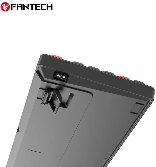 Alt view image 5 of 5 - FANTECH ATOM PRO97 MK918,Mechanical Wireless Keyboard,97Key,Tri-Mode Connection, ARGB Lighting,5 Pin Hot Swappable Switches,Built-In Smart Display,Black (blue switch)