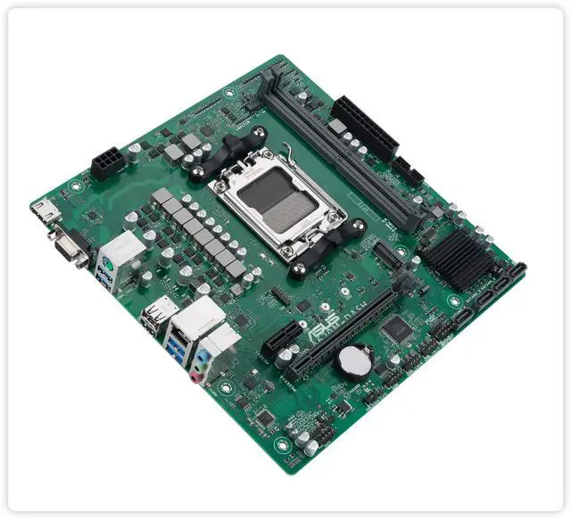 Alt view image 3 of 7 - ASUS Pro A620M-DASH-CSM Business Motherboard, AMD A620 Micro-ATX Commercial Motherboard, AM5 Socket: Supports AMD Ryzen 7000 Series Desktop Processors