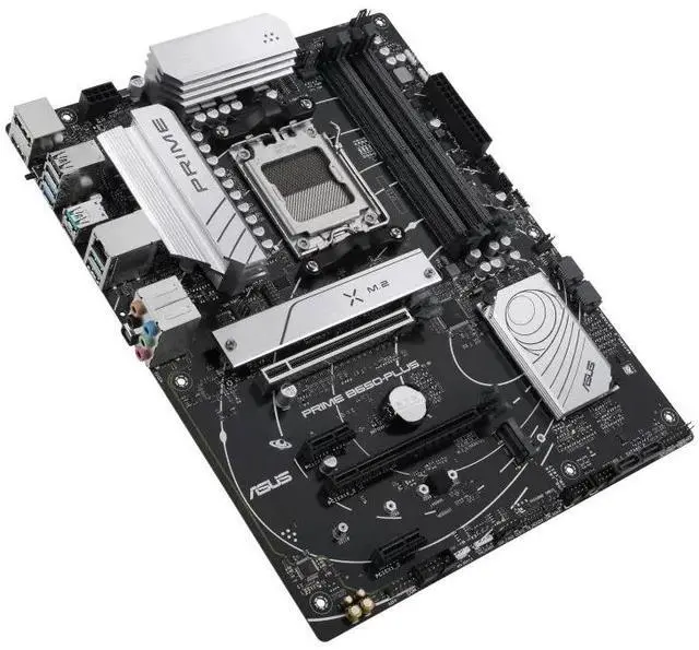 Alt view image 5 of 7 - ASUS PRIME B650-PLUS motherboard,AMD B650 ATX motherboard supports DDR5,PCIe 5.0 M.2,Realtek 2.5G wired LAN,DisplayPort,SATA 6 Gbps,USB 3.2 Gen 2 Type-C®,USB4® support, AURA SYNC