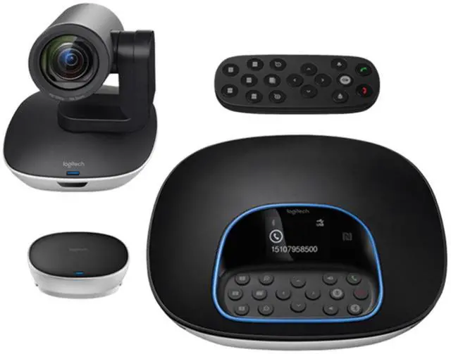 Main image of Logitech CC3500E Medium to Large Video Conferencing System Webcam, Large Meeting Room Equipment, Video Conferencing, 1080p 30fps, camera, tilt and zoom, remotely or via console control,  Black
