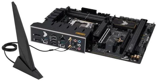 Alt view image 6 of 7 - ASUS TUF GAMING B650-PLUS WIFI AMD B650 AM5 Ryzen Desktop 9000 8000 and 7000 ATX motherboard, 14 power stages, PCIe® 5.0 M.2 , DDR5 memory, WiFi 6 and 2.5 Gb Ethernet, USB4® support Aura Sync