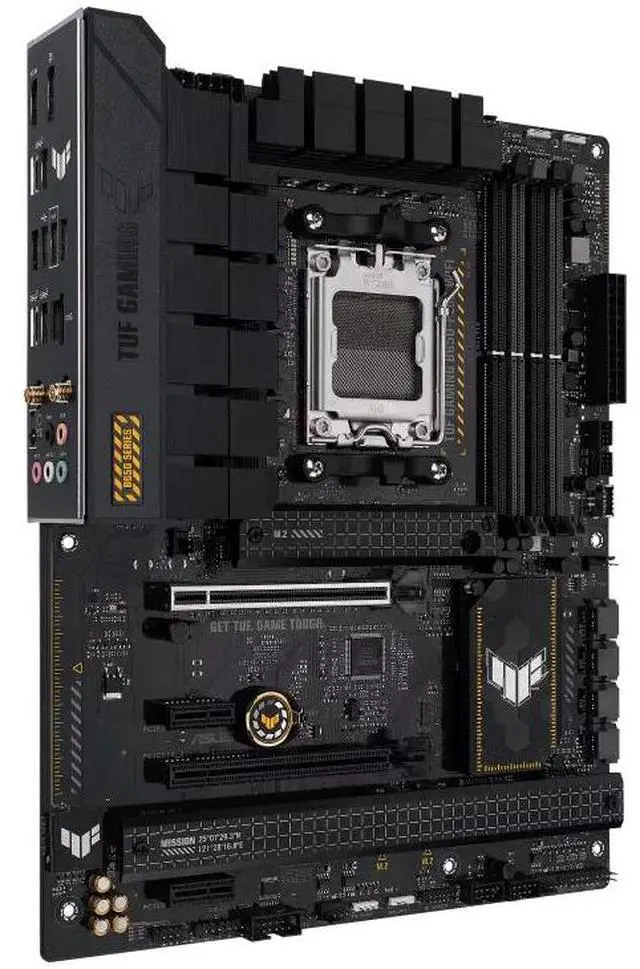 Alt view image 3 of 7 - ASUS TUF GAMING B650-PLUS WIFI AMD B650 AM5 Ryzen Desktop 9000 8000 and 7000 ATX motherboard, 14 power stages, PCIe® 5.0 M.2 , DDR5 memory, WiFi 6 and 2.5 Gb Ethernet, USB4® support Aura Sync