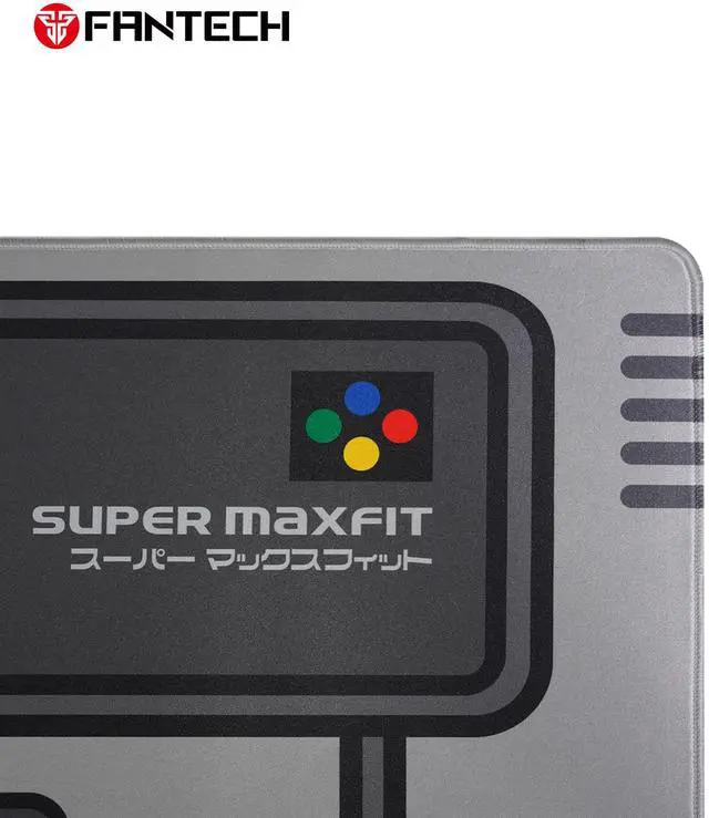 Alt view image 2 of 4 - Fantech SUPER MAXFIT MP905 Deskmat,Holographic Design, Unique Fabric, Herringbone Rubber Base, Liquid Resistant Surface,90× 40×0.4cm arcade style mousepad, Beige