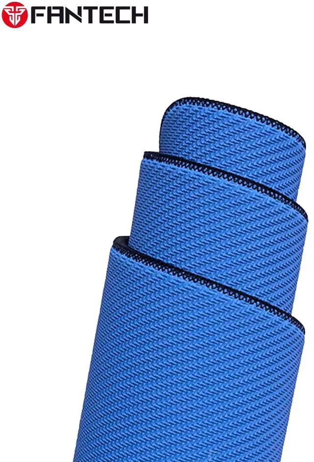 Alt view image 3 of 4 - FANTECH MOTION MMT455 Gaming Mouse Pad - 400x450mm XL Desk Mat, 5mm Thick with Herringbone Anti-Slip Base & Stitched Edges (Black) for Gaming/Office