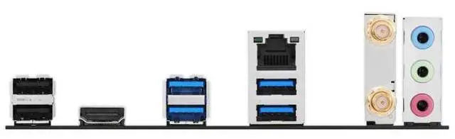 Alt view image 6 of 7 - ASUS B760M-AYW WIFI, Intel® B760 LGA 1700 mATX motherboard, PCIe 4.0, PCIe 4.0 M.2 slots, DDR5, Realtek 2.5Gb Ethernet, WiFi 6, HDMI, SATA 6 Gbps, front USB 3.2 Gen 1, Aura Sync