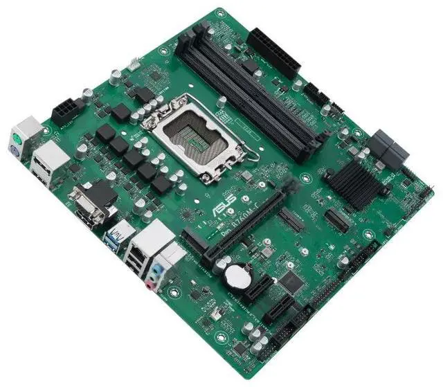 Alt view image 5 of 6 - ASUS PRO B760M-C CSM Business Motherboard Socket Intel LGA 1700 (mATX, CSM, Control Center Express, COM Debug Header, DDR5, PCIe 4.0, Q-LED Core)