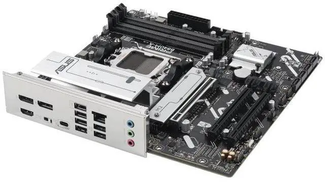 Alt view image 5 of 7 - ASUS PRIME B840M-A AMD B840(AM5 Socket) microATX motherboard, DDR5, PCle 4.0 Ready, Realtek 2.5Gb wired LAN card, Dual DisplayPort, Rear/Front USB 5Gbps Type-c, BIOS FlashBack,AURA SYNC