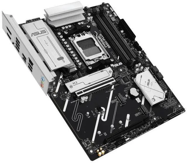 Alt view image 5 of 7 - ASUS PRIME B850-PLUS AMD B850 ATX motherboard AM5 DDR5, PCle 5.0 Ready, three M.2slots, Realtek 2.5Gb Ethernet,DisplayPort, rear USB10Gbps Type-A & Type-c, BlOS FlashBack, Aura Sync