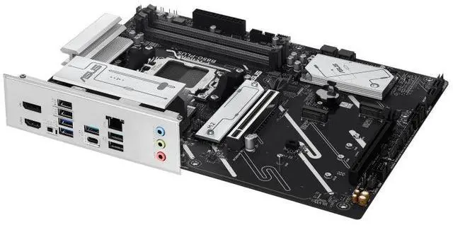 Alt view image 6 of 7 - ASUS PRIME B850-PLUS AMD B850 ATX motherboard AM5 DDR5, PCle 5.0 Ready, three M.2slots, Realtek 2.5Gb Ethernet,DisplayPort, rear USB10Gbps Type-A & Type-c, BlOS FlashBack, Aura Sync