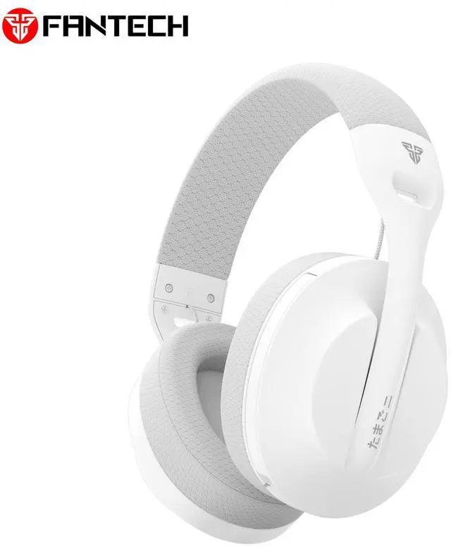 Alt view image 2 of 5 - FANTECH GO VIBE WH05 Wireless Headset Dual Connection Bluetooth 5.0 & 3.7mm Audio Cable HeadphonesBeige