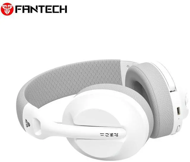 Alt view image 4 of 5 - FANTECH GO VIBE WH05 Wireless Headset Dual Connection Bluetooth 5.0 & 3.7mm Audio Cable HeadphonesBeige