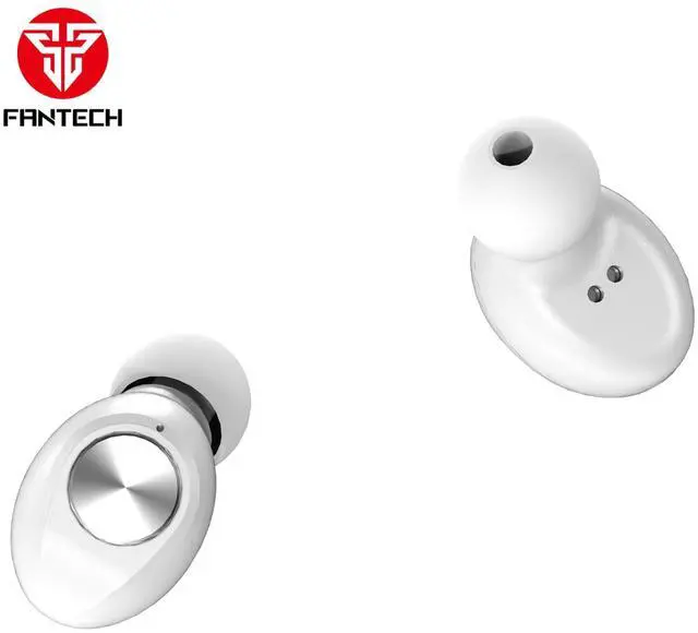 Alt view image 4 of 7 - FANTECH WAVE 14 TW14 Wite,Custom Tuned Driver,Touch Control,Digital Display,Stable Connectivity With BT 5.3,Ultra Low Power Consumption,Intimately Fits The Ear Canal,White