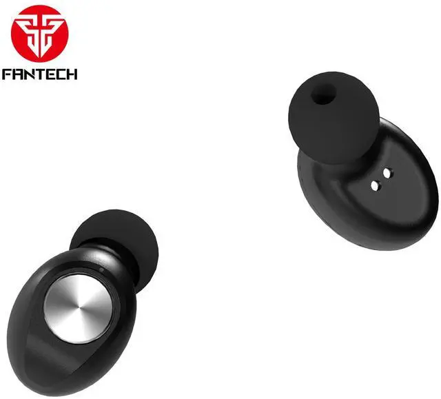 Alt view image 3 of 7 - FANTECH WAVE 14 TW14 Black,Custom Tuned Driver,Touch Control,Digital Display,Stable Connectivity With BT 5.3,Ultra Low Power Consumption,Intimately Fits The Ear Canal,Black