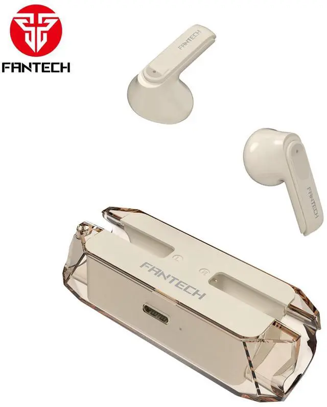 Alt view image 2 of 6 - FANTECH WAVE 11V2 TW11V2 Beige,Custom Tuned Driver,Touch Control,Low Latency,Imperceptible Delay,Crystal Clear calls,Any Time&Any Where,Beige