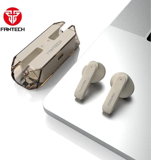 Alt view image 3 of 6 - FANTECH WAVE 11V2 TW11V2 Beige,Custom Tuned Driver,Touch Control,Low Latency,Imperceptible Delay,Crystal Clear calls,Any Time&Any Where,Beige