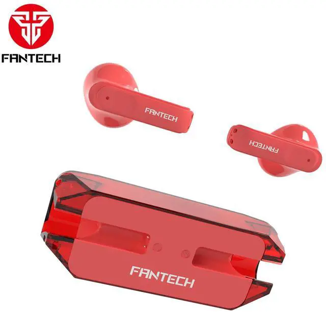 Main image of FANTECH WAVE 11V2 TW11V2 Red,Custom Tuned Driver,Touch Control,Low Latency,Imperceptible Delay,Crystal Clear calls,Any Time&Any Where,Red