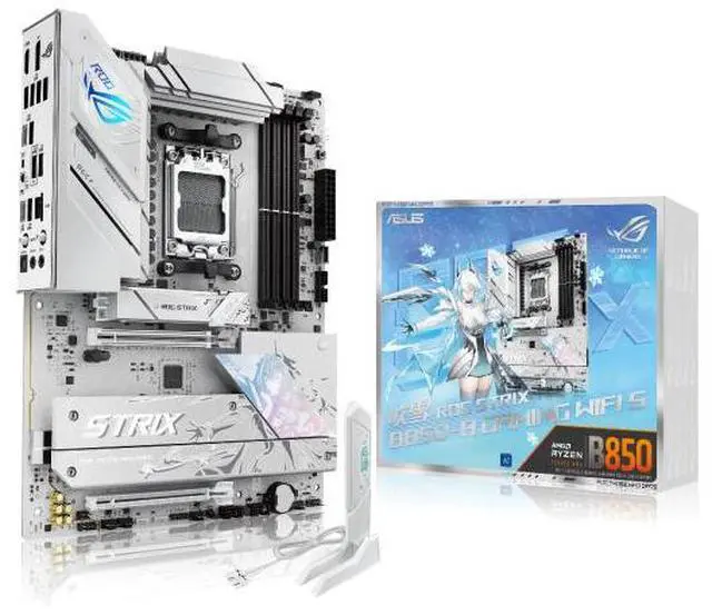 Main image of ASUS ROG STRIX B850-A GAMING WIFI S AMD B850 ATX motherboard AM5 Riptide 9000 Series Processor 14+2+2 Power Module,DDR5 Slot,2.5G Wired NIC,4 M.2 Slots,1 PCle 5.0 x16,BIOS-Key Upgrade