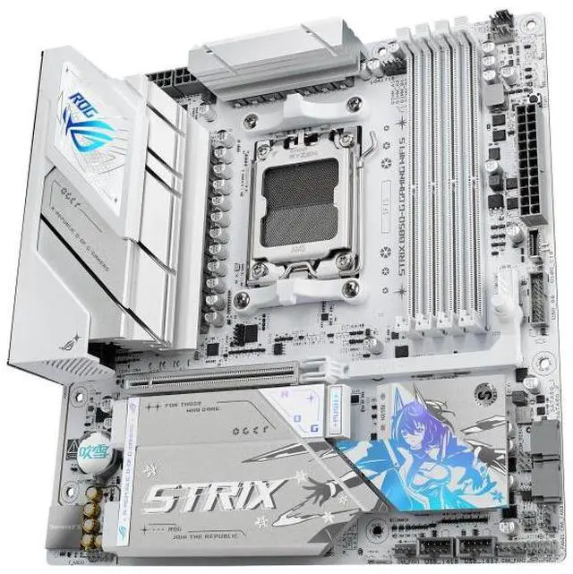 Alt view image 4 of 7 - ASUS ROG Strix B850-G Gaming WiFi S  motherboard,  AM5 mATX , PCle5.0 WiFi7, USB 20Gbps Type-c,Aura Sync RGB,  for AMD Ryzen 9000 & 8000 & 7000 Series Desktop Processors