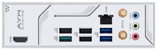 Alt view image 6 of 7 - ASUS B860M AYW GAMING WIFI Intel B860 LGA1851 micro-ATXmotherboard, DDR5 slots, PCle 4.0, front USB 5GbpsType-c, 2 x M.2 slots, M.2 Q.Latch, PCle Slot Q-Release, Pre-mounted l/0 shield, Aura Sync