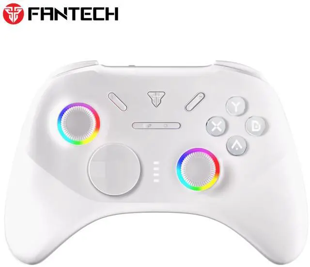 Main image of Fantech WGP15V2 Eos Pro II Multi-Platform Wireless Controller,2.4G BT Tri-Mode Connectivity,Replaceable D-Pads,Replaceable Thumbsticks,Hall-Effect Sticks & Triggers,White