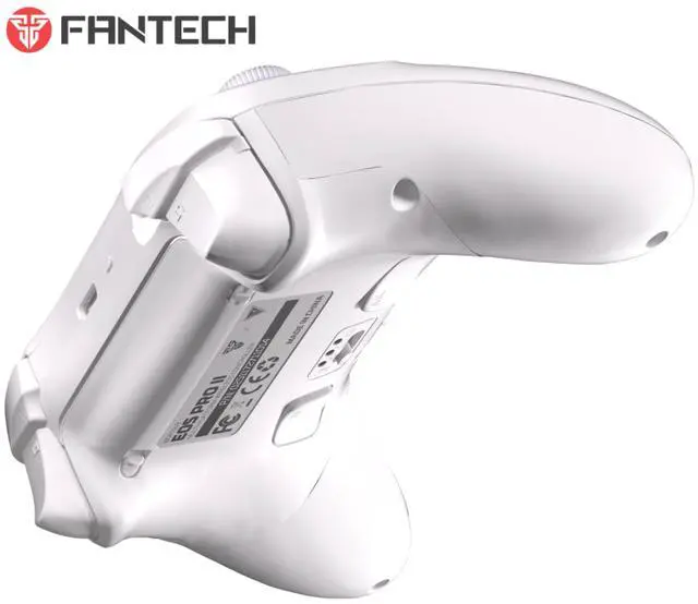 Alt view image 2 of 14 - Fantech WGP15V2 Eos Pro II Multi-Platform Wireless Controller,2.4G BT Tri-Mode Connectivity,Replaceable D-Pads,Replaceable Thumbsticks,Hall-Effect Sticks & Triggers,White