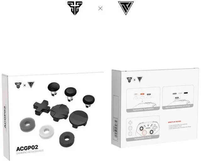 Alt view image 6 of 12 - Fantech ACGP02 Gamepad Accessories,Replaceable D-PADs,Customizable gaming experience,Improved accuracy and responsiveness,Ideal for gamers seeking ,enhanced control and customization.Black and White
