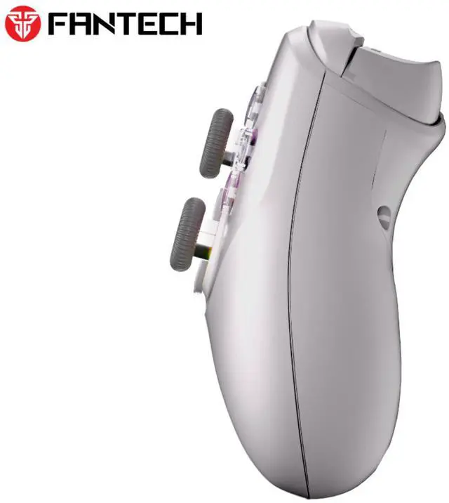 Alt view image 4 of 14 - Fantech WGP15V2 Eos Pro II Multi-Platform Wireless Controller,2.4G BT Tri-Mode Connectivity,Replaceable D-Pads,Replaceable Thumbsticks,Hall-Effect Sticks & Triggers,White