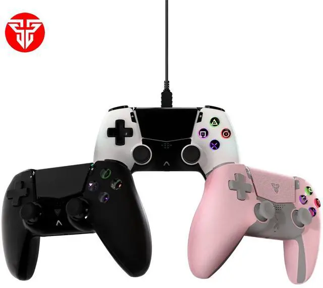 Alt view image 4 of 10 - FANTECH NOVA WGP14 Game Controller, Dual-mode Wired and Wireless, Suitable for PS3, PS5, Motion Sensing, White