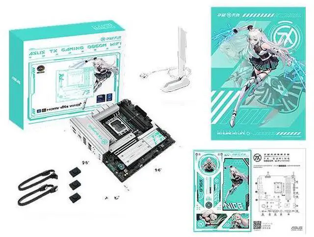 Alt view image 5 of 5 - ASUS TX GAMING B860M WIFI Intel B860 (LGA 1851) mATX Motherboard,AlPC,DDR5,AEMP 3.0,2.5G Wired LAN,Wi-Fi 6E,USB 20Gbps Type-c,ASUS WIFl Mobile Antenna,M.2 Convenient Buckle,Aura Sync RGB Light Sync