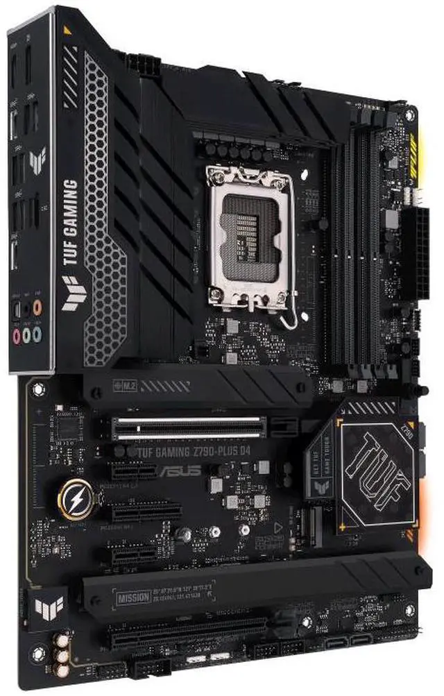 Alt view image 3 of 6 - ASUS TUF GAMING Z790-PLUS D4 Intel Z790 (LGA1700)ATXGaming motherboard,PCle 5.0, DDR4,four M.2 slots,Intel 2.5 GbEthernet,SATA 6Gbps,Thunderbolt 4 header,Aura Sync RGB lighting