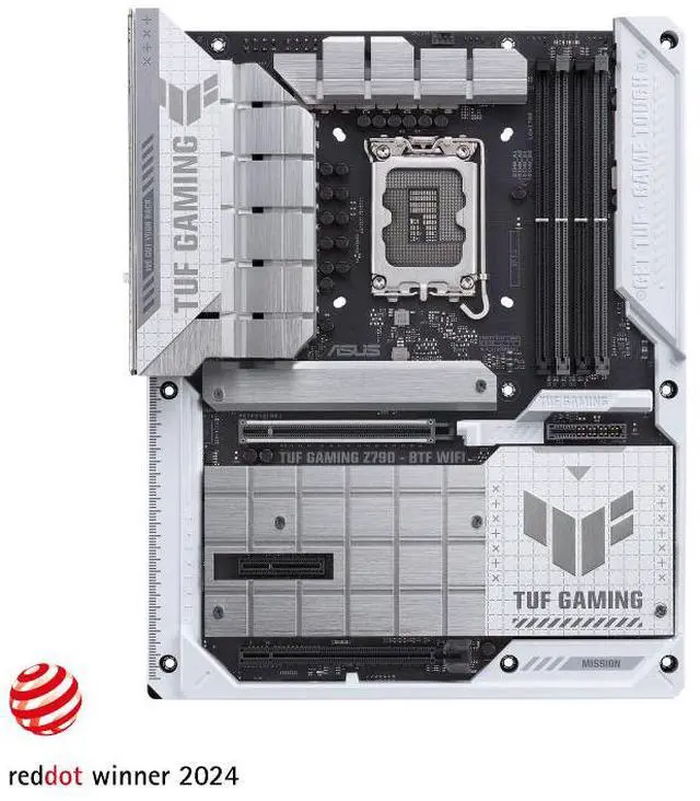 Alt view image 2 of 7 - ASUS TUF GAMING Z790-BTF WIFI Intel Z790(LGA1700)ATXGaming motherboard,AlPC ready,PCle 5.0, DDR5,four M.2slots,WiFi7 Intel 2.5 GbEthernet,DisplayPort,SATA 6 Gbps,Aura Sync