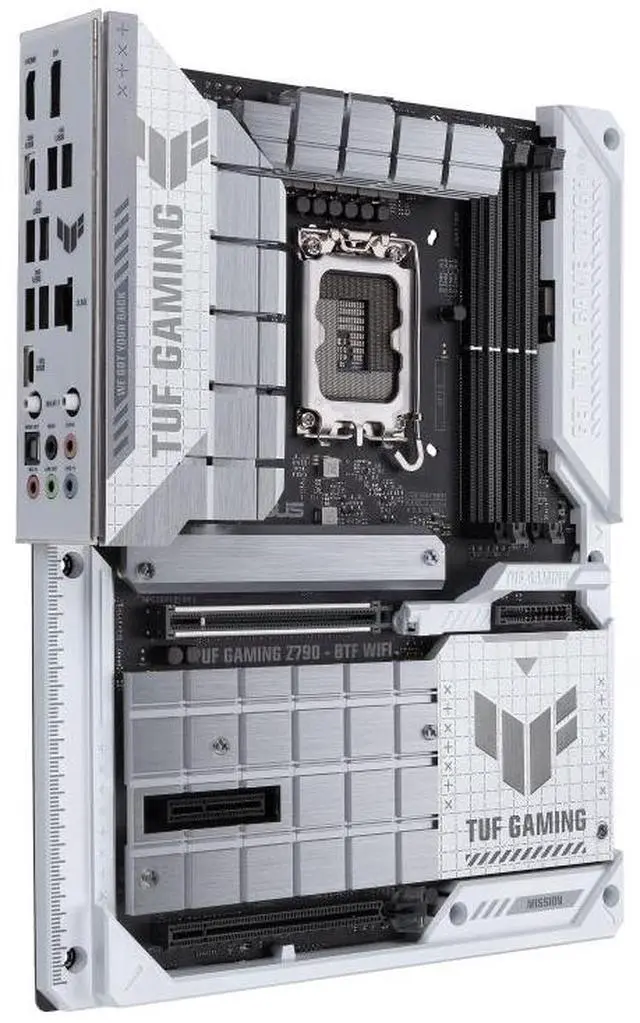 Alt view image 4 of 7 - ASUS TUF GAMING Z790-BTF WIFI Intel Z790(LGA1700)ATXGaming motherboard,AlPC ready,PCle 5.0, DDR5,four M.2slots,WiFi7 Intel 2.5 GbEthernet,DisplayPort,SATA 6 Gbps,Aura Sync