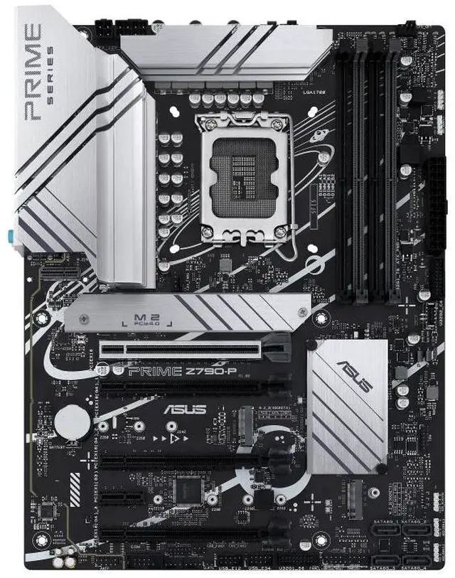 Main image of ASUS PRIME Z790-P-CSM Intel Z790(LGA 1700)ATXmotherboard, three M.2 slots, 14+1 DrMOSDDR5, Realtek 2.5 Gb LAN,USB 3.2 Gen 2x2 Type-c,Aura Sync