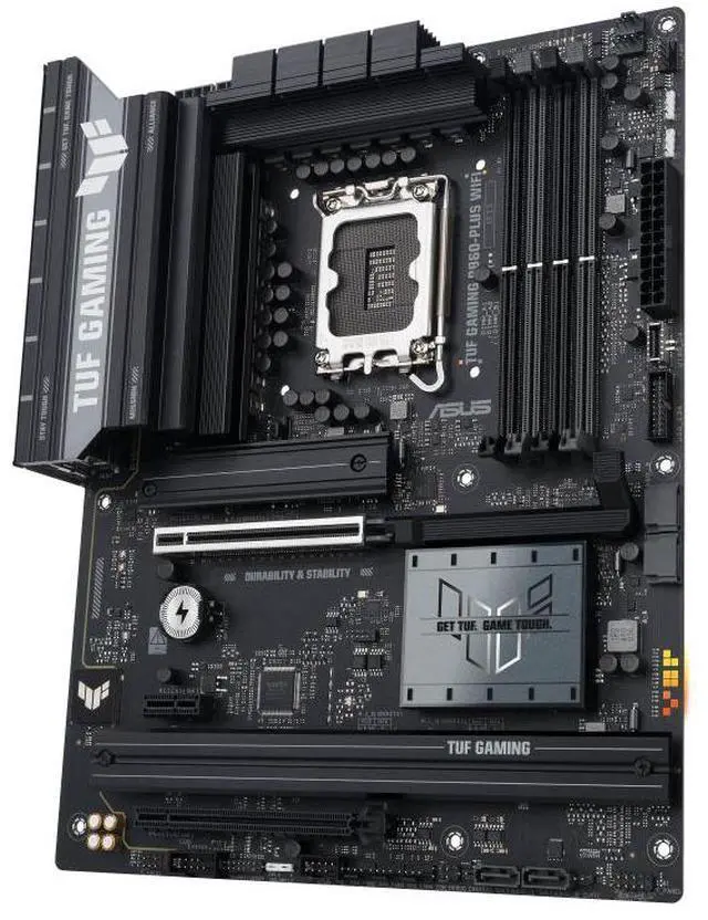 Alt view image 4 of 7 - ASUS TUF GAMING B860-PLUS WIFI Intel B860(LGA 1851)ATXmotherboard, Advanced Al PCready,DDR5, PCle 5.0, 3 xM.2 slots, Realtek 2.5Gb Ethernet,DisplayPort,Aura Sync