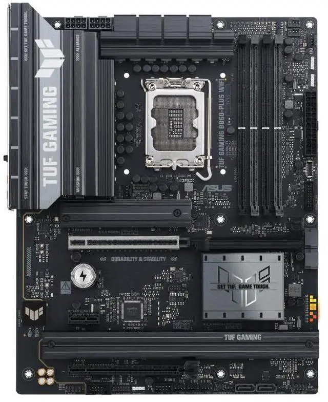 Alt view image 2 of 7 - ASUS TUF GAMING B860-PLUS WIFI Intel B860(LGA 1851)ATXmotherboard, Advanced Al PCready,DDR5, PCle 5.0, 3 xM.2 slots, Realtek 2.5Gb Ethernet,DisplayPort,Aura Sync