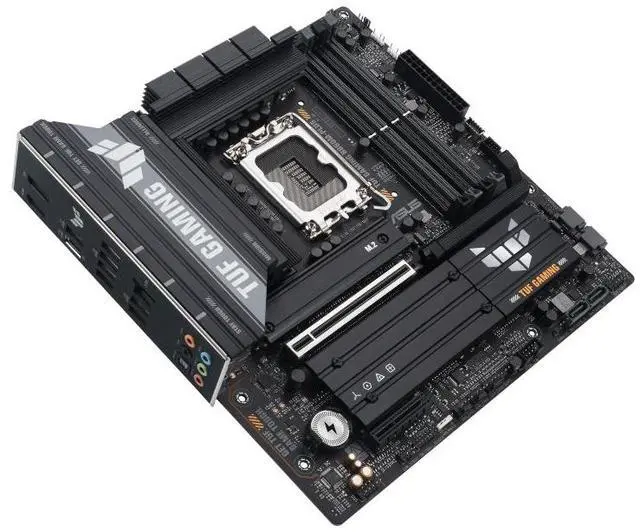 Alt view image 4 of 5 - ASUS TUF GAMING B860M-PLUS Intel B860(LGA 1851)mATXmotherboard, Advanced Al PCready, PCle 5.0,3 xM.2 slots, Realtek 2.5Gb Ethernet DisplayPort,Aura Sync