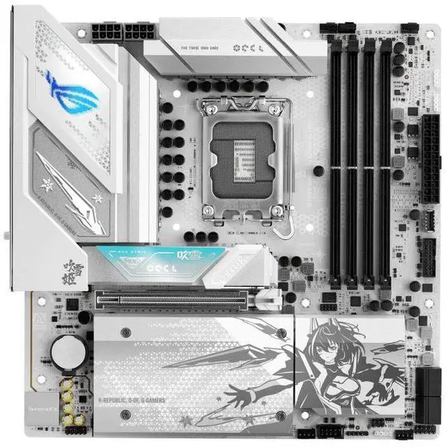 Alt view image 2 of 7 - ASUS ROG STRIX B860-G GAMING WIFI S Intel B860 LGA 1851 mATX motherboard,DDR5 slot, 4 M.2 slots, M.2 quick release armor, M.2 slide buckle, M.2 convenient buckle 2.0, aura Sync RGB divine light Sync