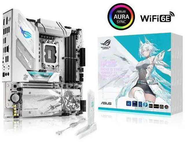 Main image of ASUS ROG STRIX B860-G GAMING WIFI S Intel B860 LGA 1851 mATX motherboard,DDR5 slot, 4 M.2 slots, M.2 quick release armor, M.2 slide buckle, M.2 convenient buckle 2.0, aura Sync RGB divine light Sync
