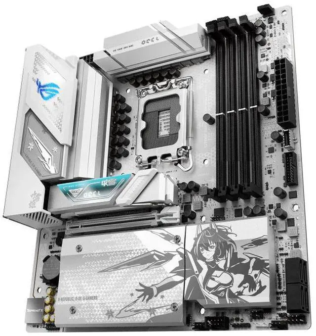Alt view image 4 of 7 - ASUS ROG STRIX B860-G GAMING WIFI S Intel B860 LGA 1851 mATX motherboard,DDR5 slot, 4 M.2 slots, M.2 quick release armor, M.2 slide buckle, M.2 convenient buckle 2.0, aura Sync RGB divine light Sync