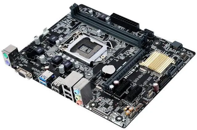 Alt view image 4 of 7 - ASUS H110M-F Great-value micro-ATX H110 LGA1151, 5X Protection II for dependable stability, gaming audio and DDR4 support