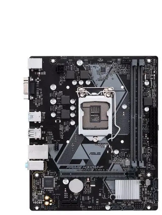 Alt view image 2 of 6 - ASUS PRIME H310M-F Intel H310 (LGA 1151) micro ATX motherboard with PCIe 3.0, D-Sub, USB 3.2 Gen 1 Type-A, SATA 6 Gbps, Realtek 1 Gb Ethernet