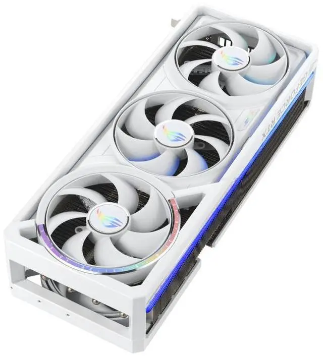 Alt view image 5 of 7 - ASUS ROG Astral white GeForce RTX 5080 16GB GDDR7  Edition ROG-ASTRAL-RTX5080-16G-WHITE PCI-Express 5.0 DLSS 4.0 Graphics Card