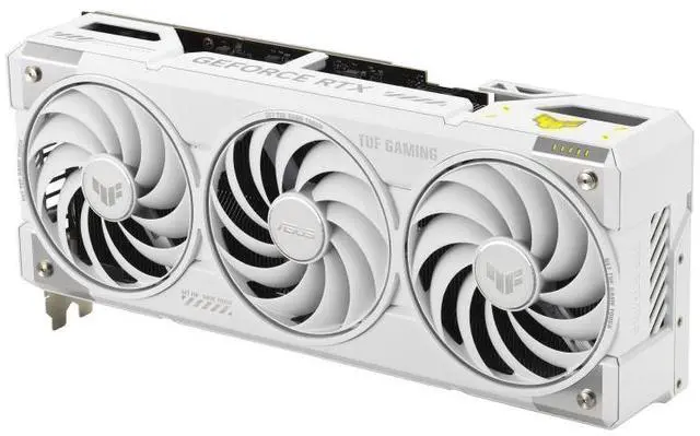 Alt view image 4 of 7 - ASUS TUF BTF white GeForce RTX 5070 Ti BTF OC Edition 16GB GDDR7 TUF-RTX5070TI-O16G-BTF-WHITE  PCI-Express 5.0 DLSS 4.0 Graphics Card