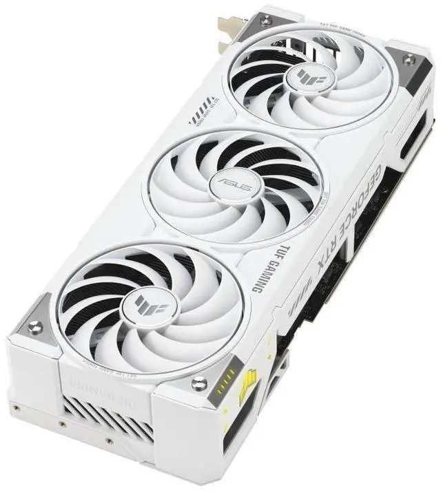 Alt view image 6 of 7 - ASUS TUF BTF white GeForce RTX 5070 Ti BTF OC Edition 16GB GDDR7 TUF-RTX5070TI-O16G-BTF-WHITE  PCI-Express 5.0 DLSS 4.0 Graphics Card